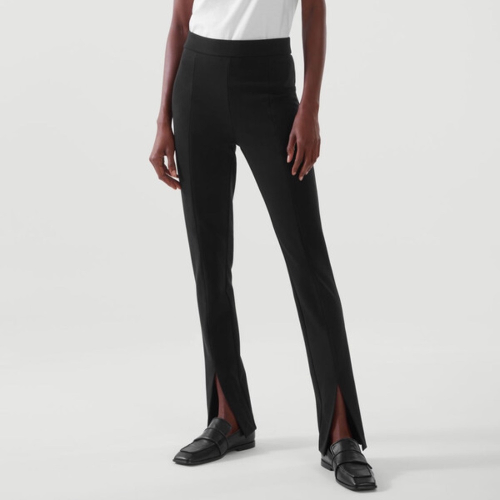 COS straight leg split cuff pants S New
